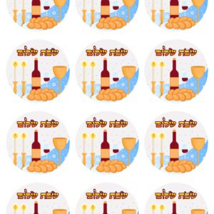 מדבקות של שבת שלום